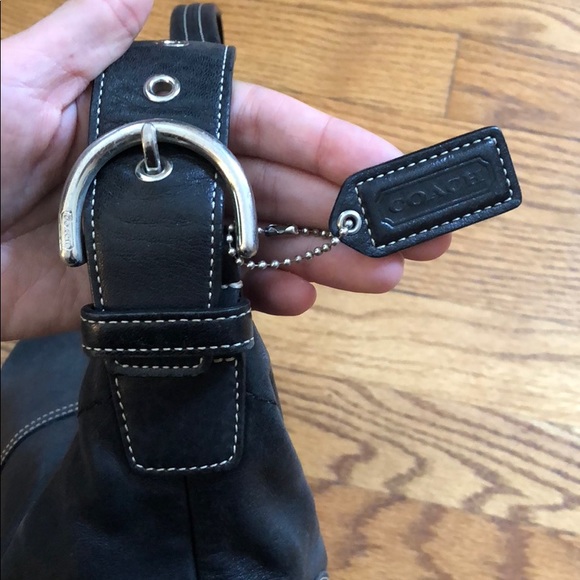 Black Coach Leather Purse - Picture 3 of 8